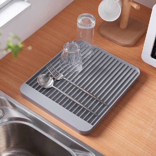 Kitchen Cutlery Filter Plate Plastic Dish Drainer Tray Bowl