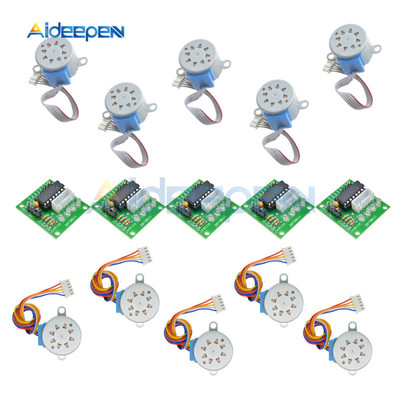 5 Set ULN2003 Driver Board Module + 28BYJ-48 5V/12V Reductio