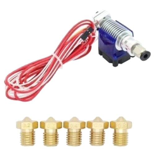 E3D V6 J-head Hotend 1.75mm 0.4mm Long Distance Extruder w/