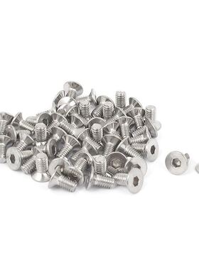 M3 x 6mm Hex Socket Countersunk Flat Head Screw Bolts 50pcs
