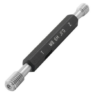 M8 x 1.25 6H Go / No Go threaded plug gauge measurement