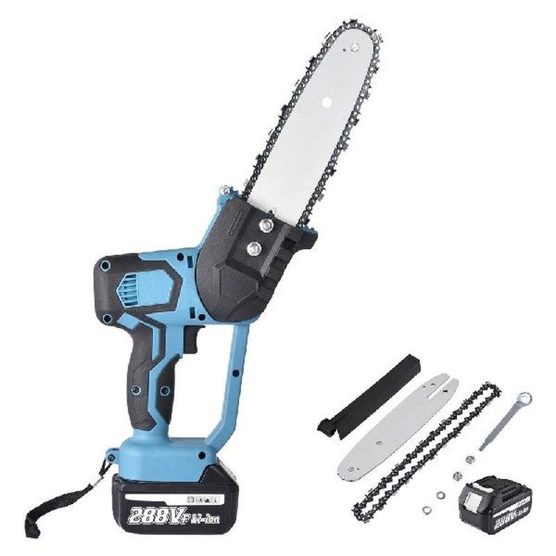 8 Inch Cordless Electric Chain Saw One-handed Household