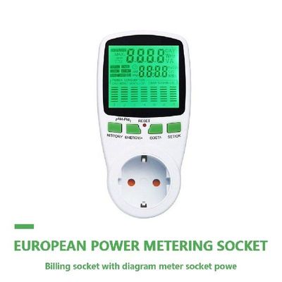 Smart Wattmeter Billing Socket Multifunctional Metering