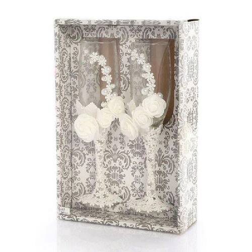 Pcs Wedding Wine Champagne Glasses Cup Set Bride And Groom
