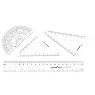 4 pcs Acrylic Scrapbook Rulers Student Children Stationery