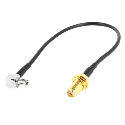 22cm SMA Female Jack to TS9 Male Right Angle Pigtail Coaxial