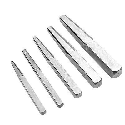 5Pcs Screw Extractor Kit Guide Broken Damaged Bolt Remover B