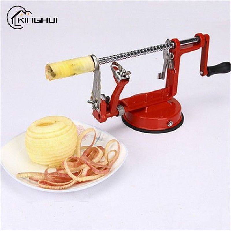 3 in 1 apple peeler hand operated stainless steel cutter
