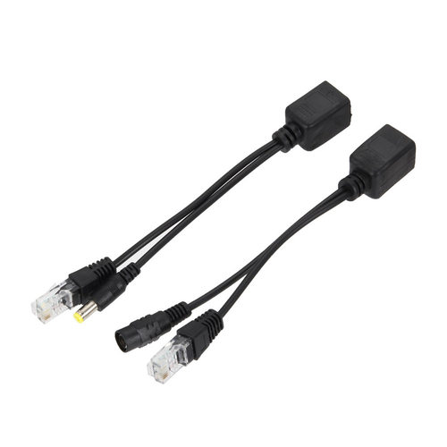 POE Splitter Injector Switch Cable CCTV Adapter Tape Screen