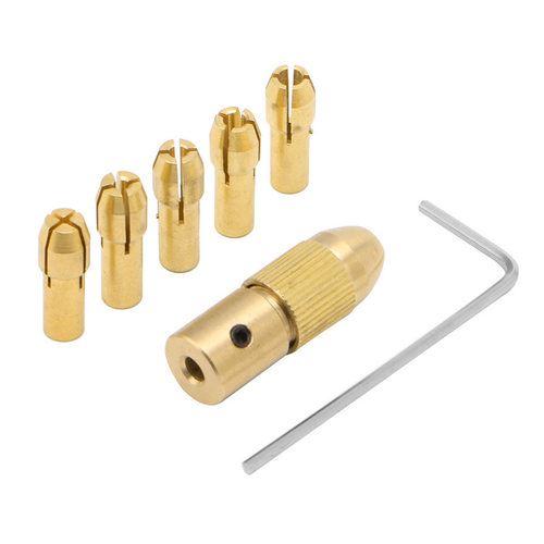 7Pcs 0.5-3mm Small Bit Collet Clamp Micro Twist Tool H02