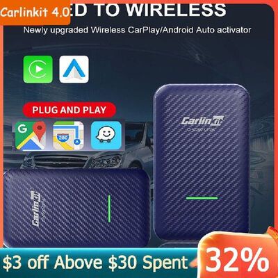 Carlinkit 4.0 for Wired to Wireless CarPlay Adapter Android