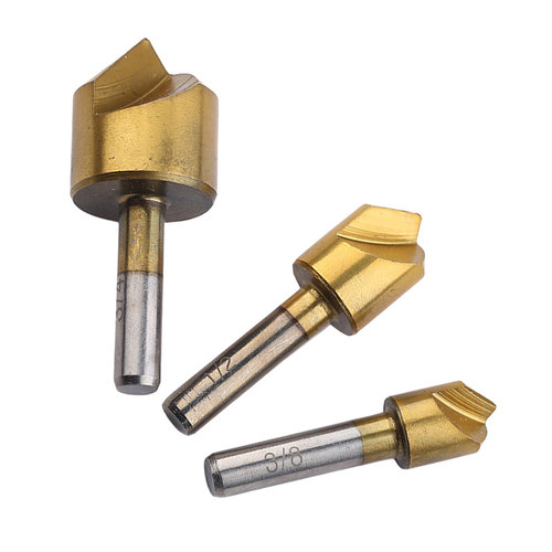 3Pcs Carbon Steel Countersink Drill Bit Home or Industry Cou