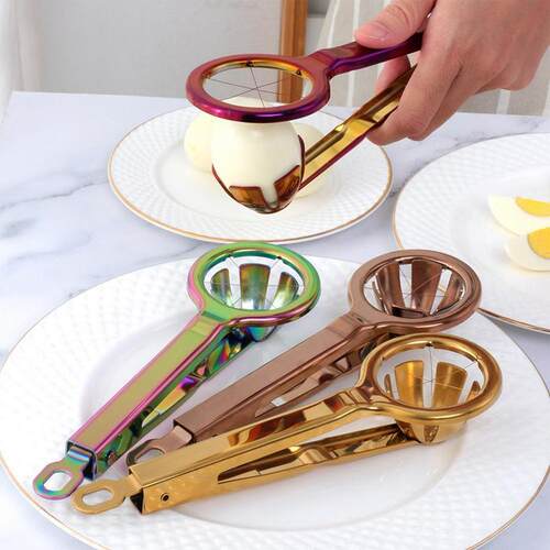 Hexagonal Egg Cutter Egg Slicer Fancy Preserved Egg