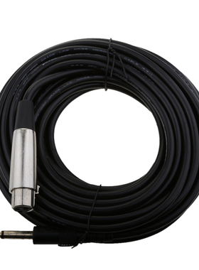 33FT XLR 3-Pin Female to 6.35mm Mono Plug Pro Audio Cable Mi