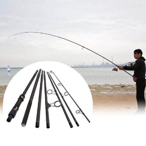 Fishing Rod 7 Sections Portable 3.6m Carbon Fiber Casting