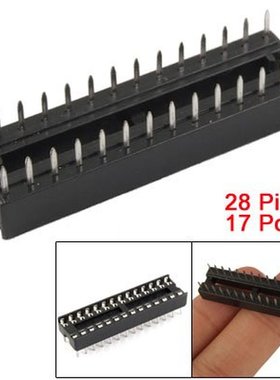 17 Pcs x 28 Pin DIP IC Sockets Adaptor Solder Type Socket