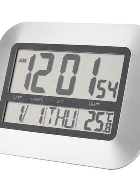 Multi-functional Clock LCD Wall Tabletop Clock Alarm Snooze
