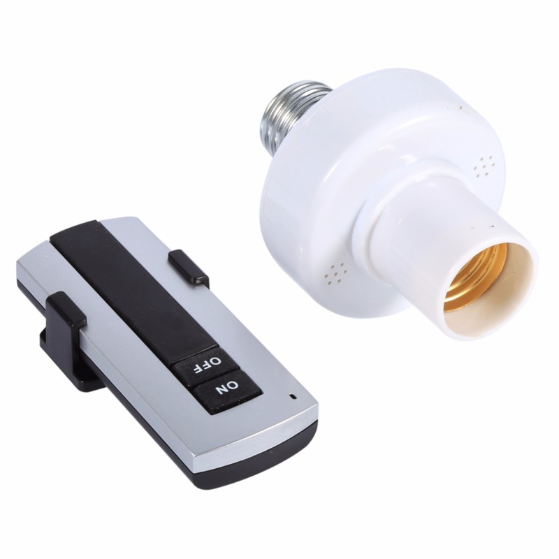 E27 Lamp Holder Screw Remote Control Light Lamp Bulb Holder