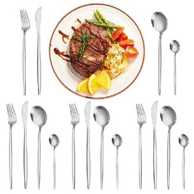 Utensils Set Stainless Steel Portable Lunch Silverware Set