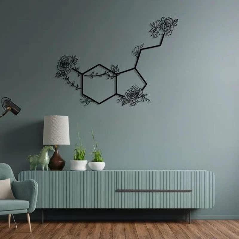 Silhouette Wall Sculptures Home Decors Patio Flower Metal