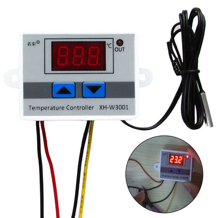 220V LED Controller 10A Thermostat Control Switch Probe ther