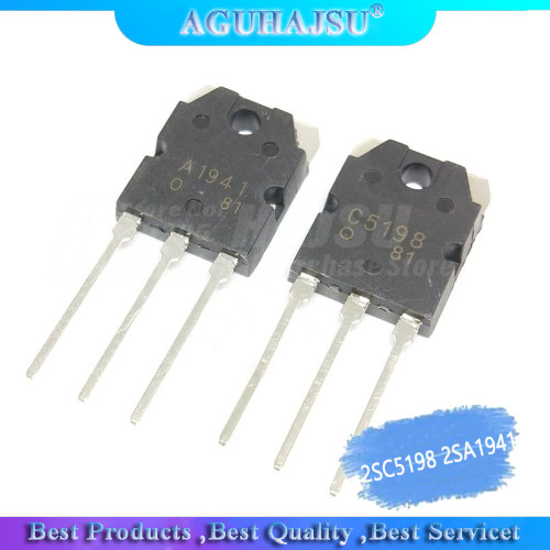 4PCS 2SA1941 2SC5198 2pcs A1941 + 2pcs C5198 TO-3P audio ded