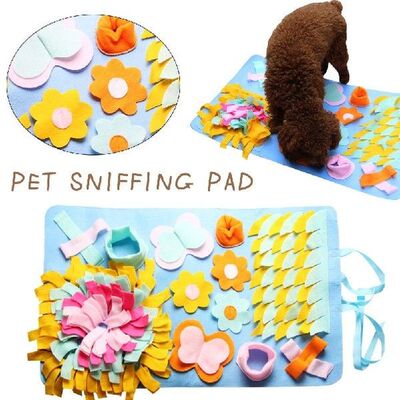Pet Dog Snuffle Mat Nosework Pad Feeding Mat Washable Pet