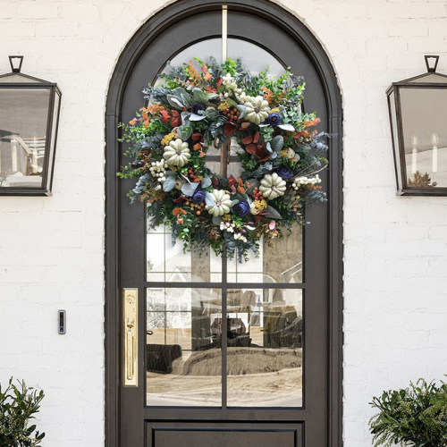 Eucalyptus Garland House Decoration Green Pumpkin Plant