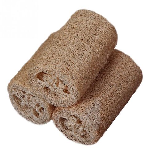 3Pcs/Set Natural Loofah Luffa Bathing Body Scrub Brush Skin