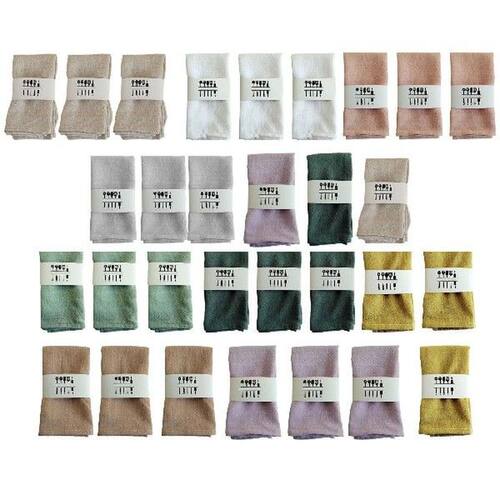 3x Washable Cloth Napkins Dinner Napkins Table Placemat