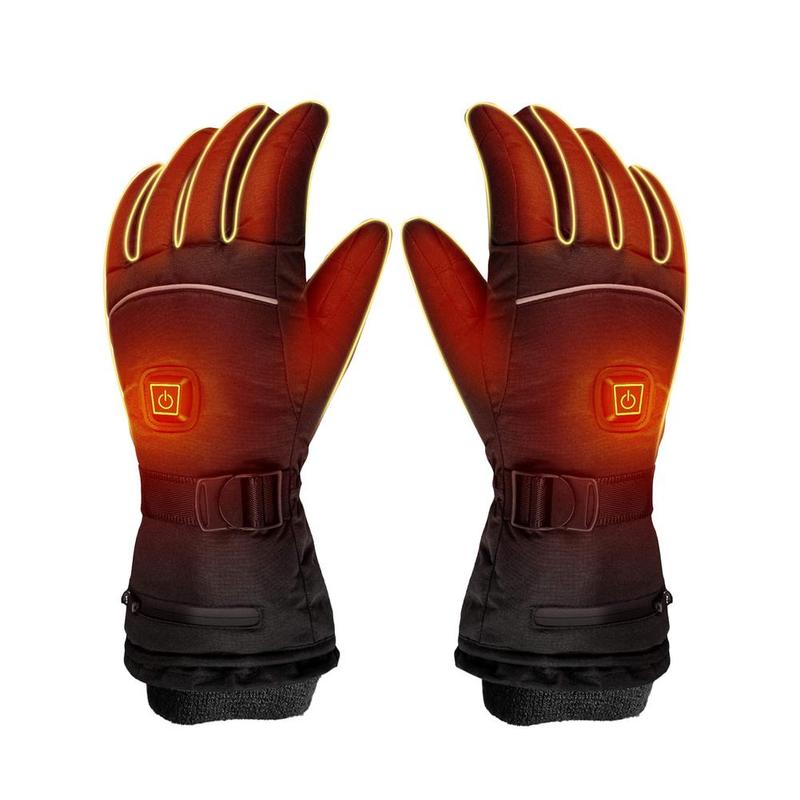 Waterproof Motorcycle Gloves Heated Guantes Moto Heating