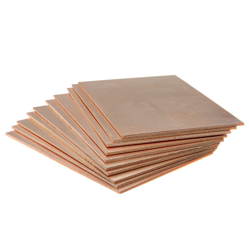 10pcs one-side copper clad 70 x 100 x 1.5mm single pcb board