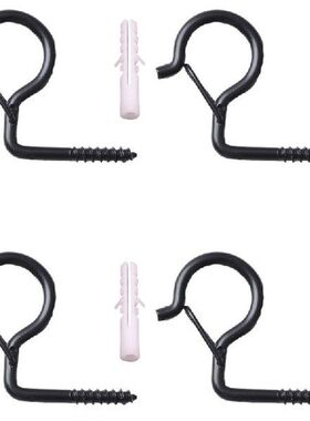 20/40 Pieces Ceiling Screw Hook with Safety Buckle Outdoor