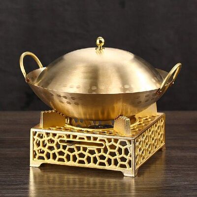 Single person self service hot pot dry boiler small copper