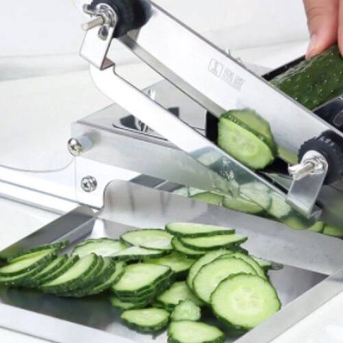 Manual Frozen Meat Slicer Stainless Steel Beef Bacon Meat
