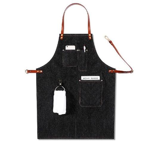 Baker Multi Pocket Adjustable Chef Barista Leather Strap