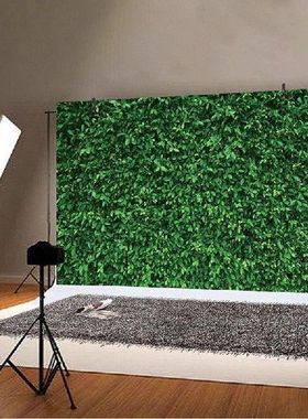 Spring Nature Green Grass Leaves Photography Backdrops