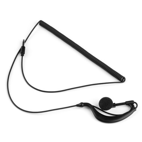 Ear Hook Earphone 3.5mm G Shape Jack Listen Only Earpiece He
