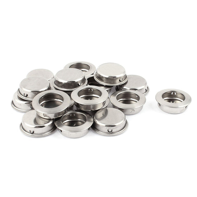 Drawer Sliding Door Concealed Round Flush Pull Handle 20pcs