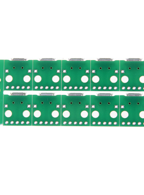 10pcs 2.54mm Welded PCB Converter Pinboard USB 2.0 Female So