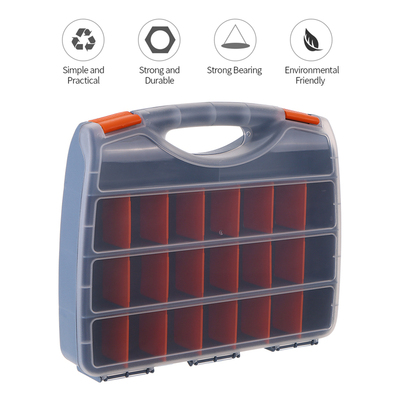 21 Layers Plastic Parts Storage Box Multiple Compartments Sl