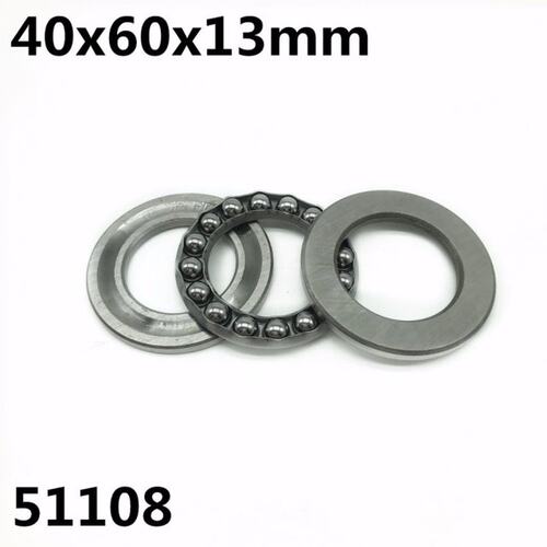 10Pcs 51108 40x60x13 mm Axial Thrust Ball Bearings 8108 High