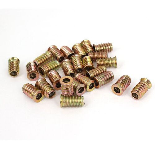 M6 E-Nut Wood Insert Interface Screws Hexagonal Socket Nuts