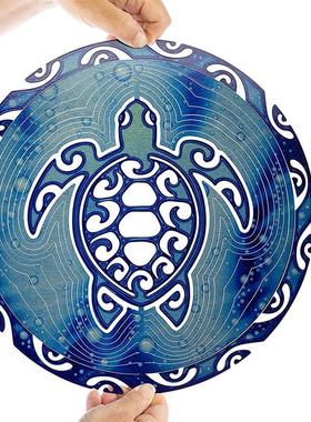 Zeeschildpad Wind Spinner Metalen Zeeschildpad Roterende
