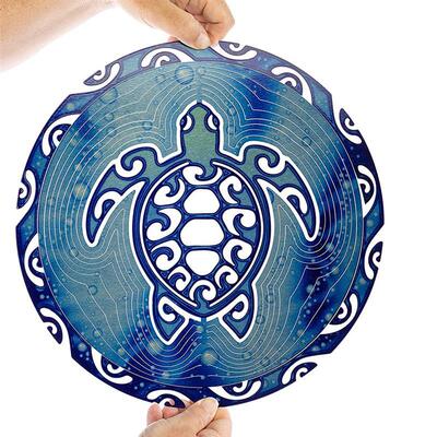 Zeeschildpad Wind Spinner Metalen Zeeschildpad Roterende