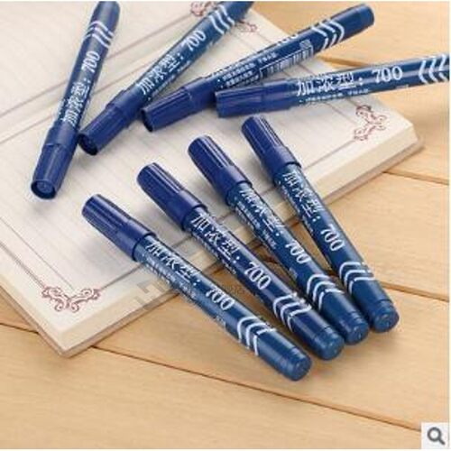 Quick-drying Black Ink Token Pen Waterproof Plastic Marker P