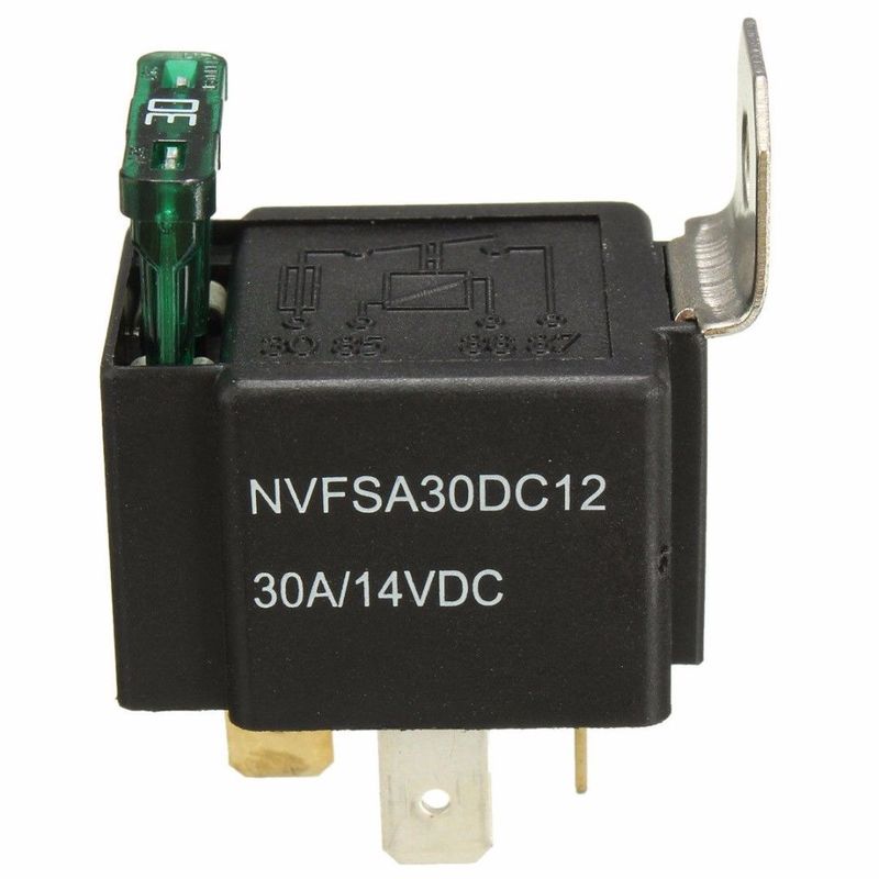 Car Automotive Relays DC 12V 30A 4-Pin Normally Open Contact