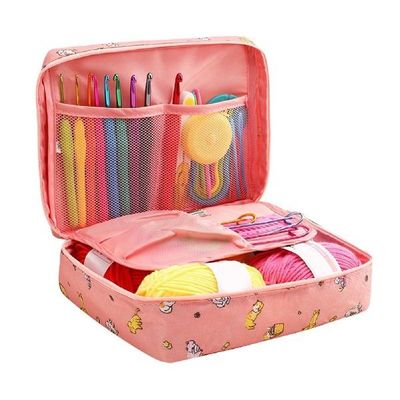 59pcs Ball Maker Scissors Needle Storage Bag Stitch Marker