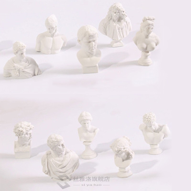 10PCS/SET Figures of ancient Greek mythology Statue Mini Fig
