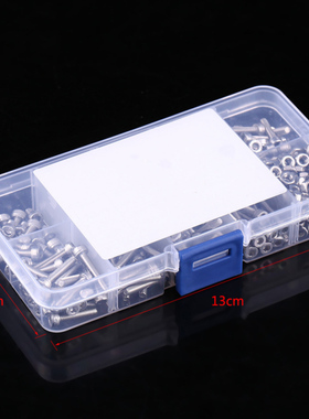340Pcs Hex Screws Bolts Nut Set M3 Cap Head Fastener Kit wit